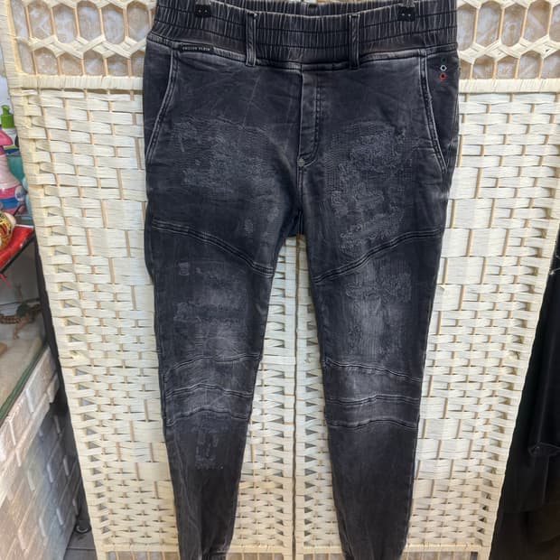 30 정품 필립플레인 데님 조거팬츠 팝니다