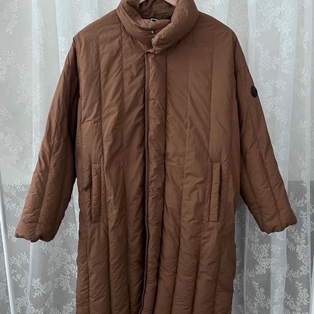 95) 코오롱 스포츠 구스다운 패딩 점퍼 브라운