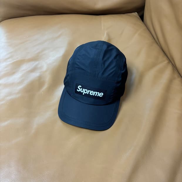 슈프림 캠프캡 모자 박스로고 22FW 고어텍스 블랙