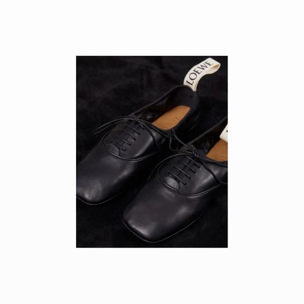 로에베 더비슈즈 245 풀박스