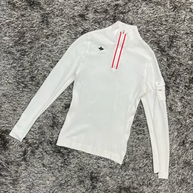 파리게이츠 여성 골프 하프넥 긴팔 네트 티셔츠 (0)