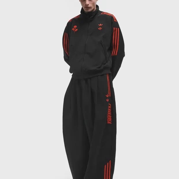 willy chavarria x adidas woven pants