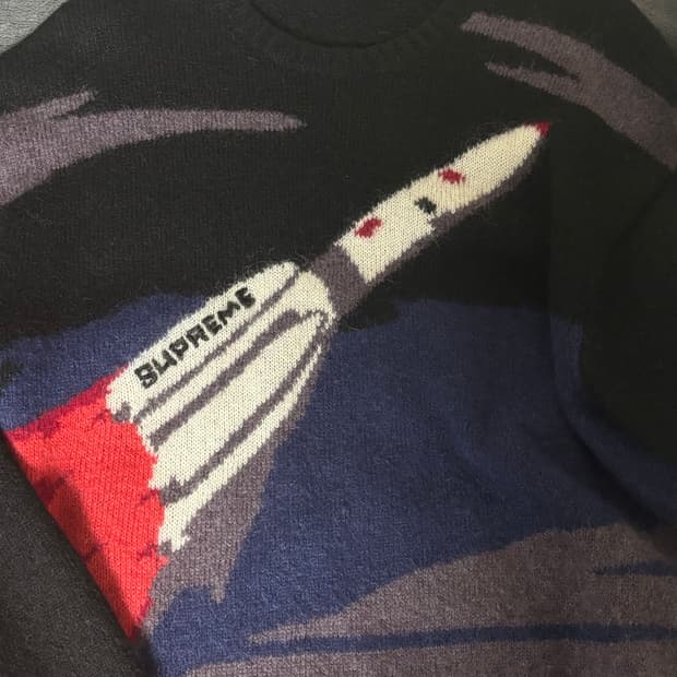 슈프림 로켓 니트 L