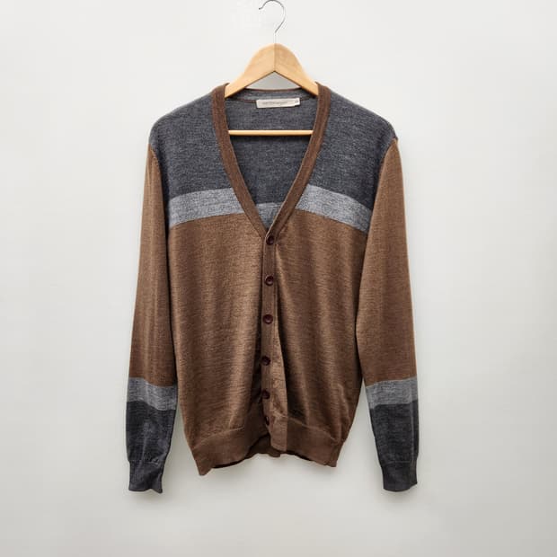 시리즈 에피그램 브라운 니트 가디건 울100%