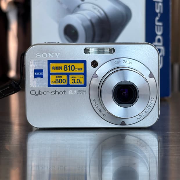 박스O)소니 사이버샷 dsc-n1 실버 빈티지디카