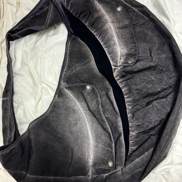 커마웨어 cmmawear 가먼트 다잉 나일론 호보백
