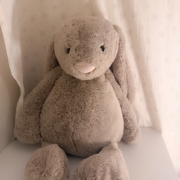 젤리캣 빅버니 베이지 67cm 대형인형