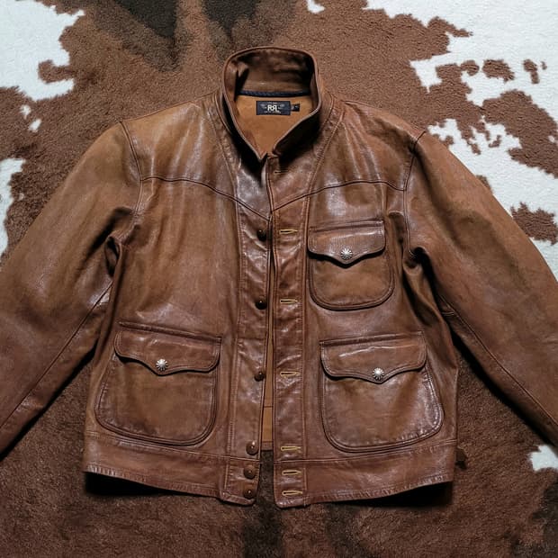 RRL 남성용 염소가죽 자켓(XL)