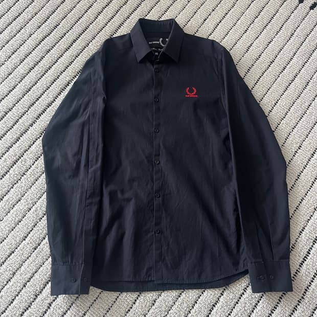 Raf simons x fred perry shirt