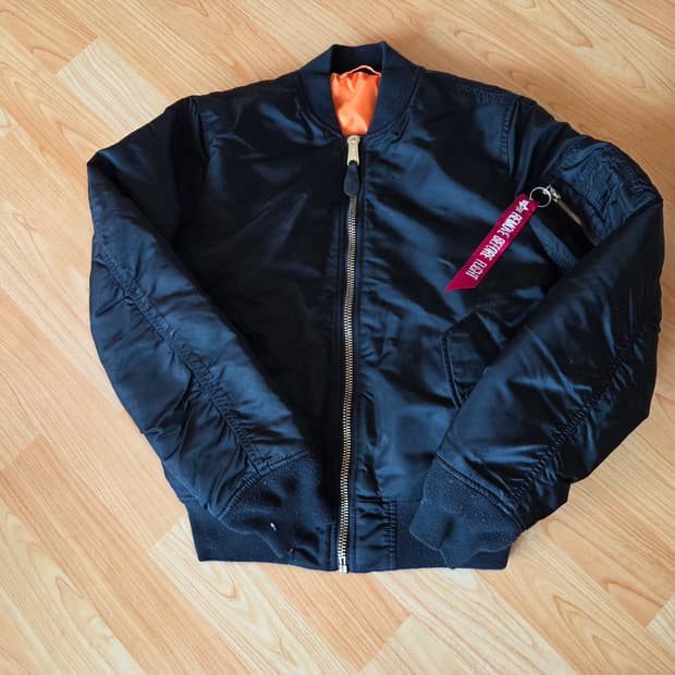 알파인더스트리 ma-1 블랙