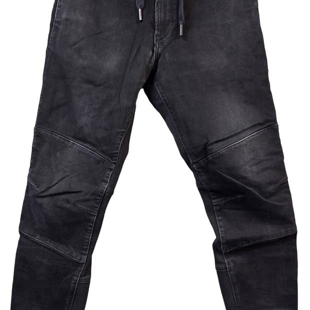 G-Star RAW 블랙 조거 데님 팬츠(W27/L30)