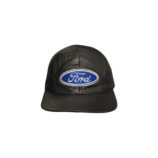 빈티지 Ford Oval Logo Leather 스냅백