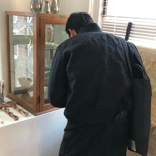 엠포리오 아르마니 엠브로이드 자수 자켓