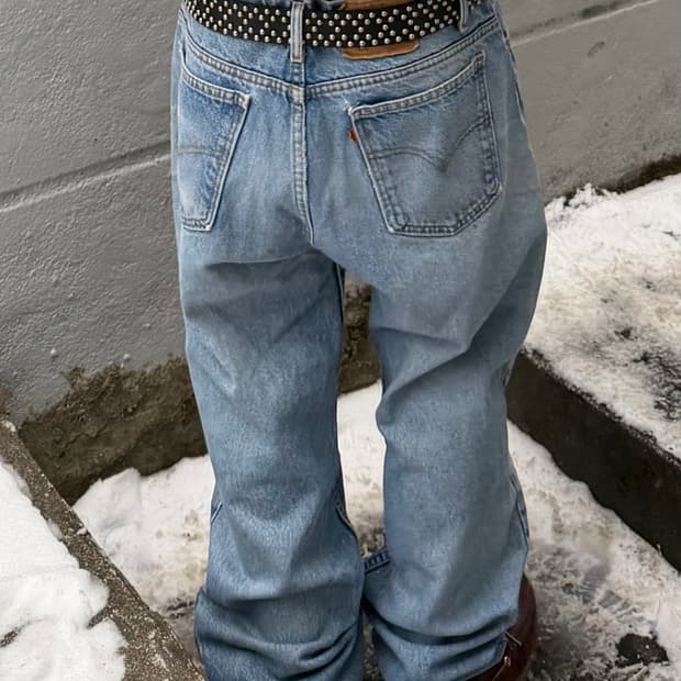 리바이스 505 오렌지탭