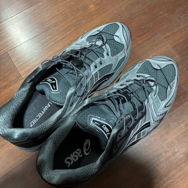 아식스X언어펙티드 젤카야노 14 실버 문