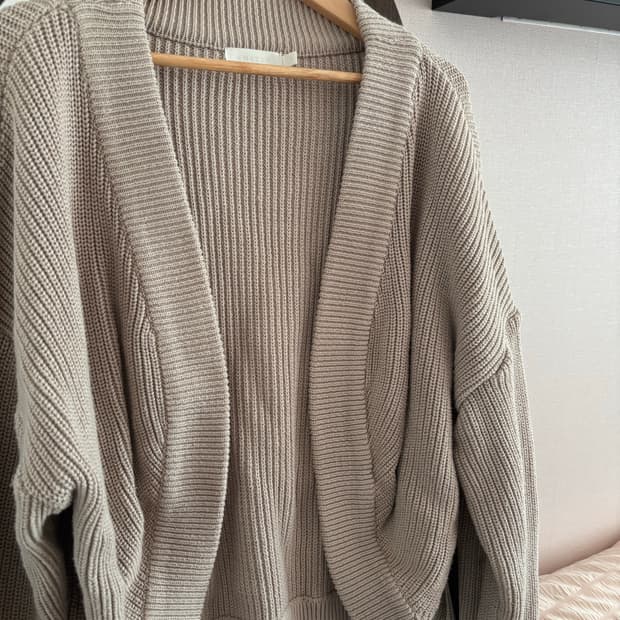 니틀리 볼레로 베이지 가디건