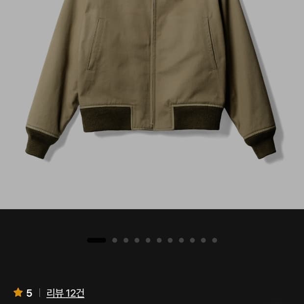 스테디에브리웨어 sew 탱커 자켓 카키 2size