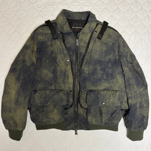 자라x앤더슨벨 퀼티드 베스트 봄버자켓 L