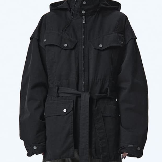 트리밍버드 벨티드유틸리티자켓 판매해요