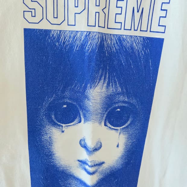 슈프림 x 마가렛 킨 티어드롭 티셔츠 화이트 - 24SS