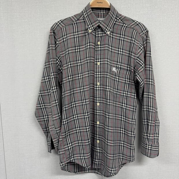 90s 버버리 체크 셔츠