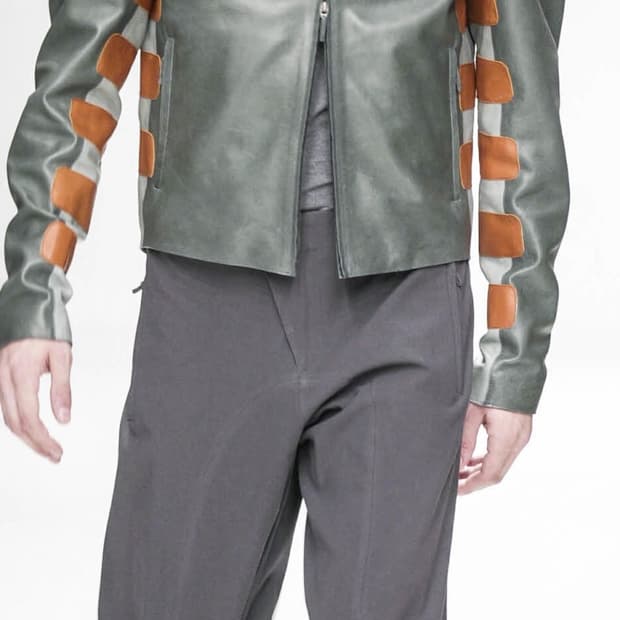 ss2001 Burberry Prorsum Tan Moto Jacket