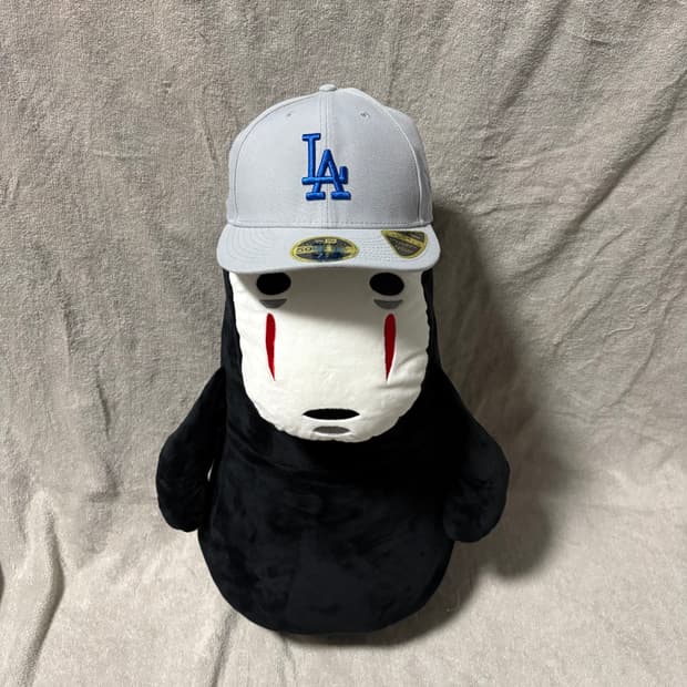 뉴에라 59FIFTY 돌핀 그레이 LA다저스 커브드 캡 모자
