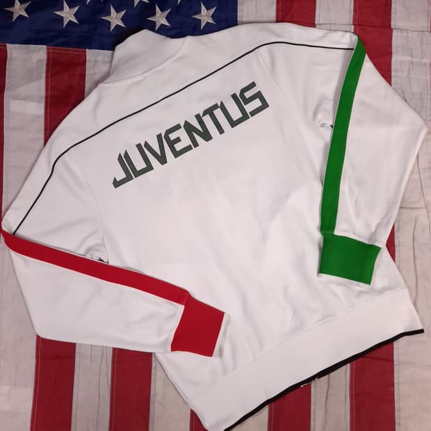 오리지날 나이키 화이트 유벤투스 트렉탑져지