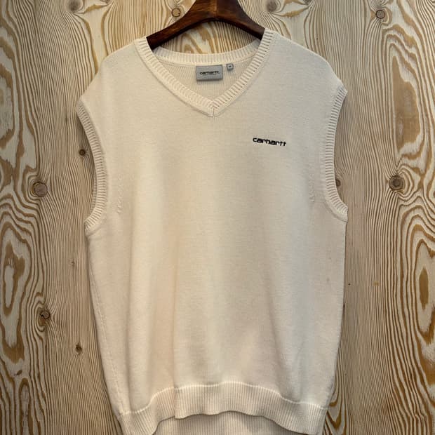 칼하트 WIP 스크립트 니트 베스트