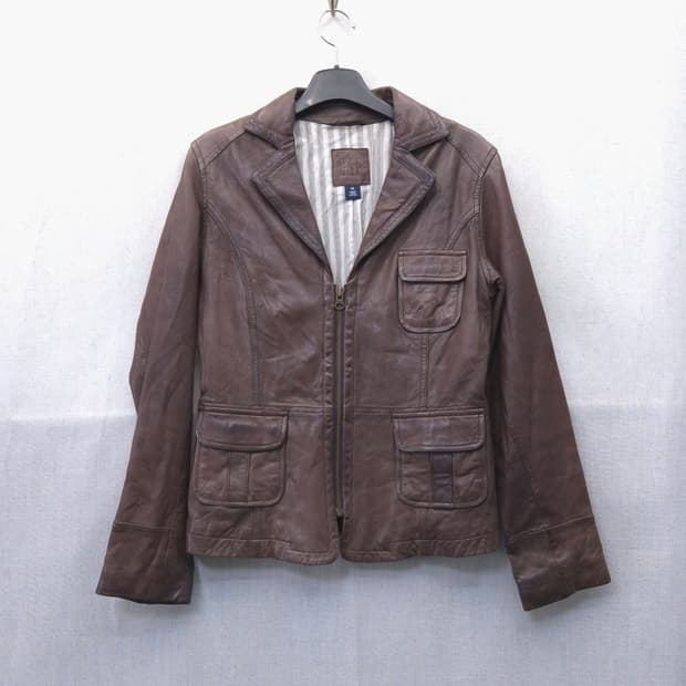 GAP 여성 가죽 자켓 XS (403