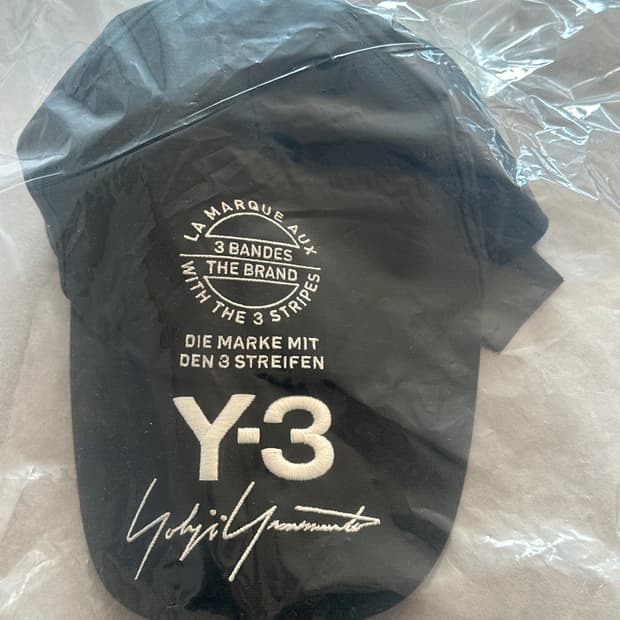 Y3 아디다스 자수볼캡