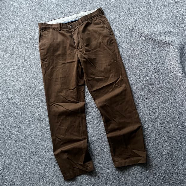 폴로 브라운 치노 팬츠