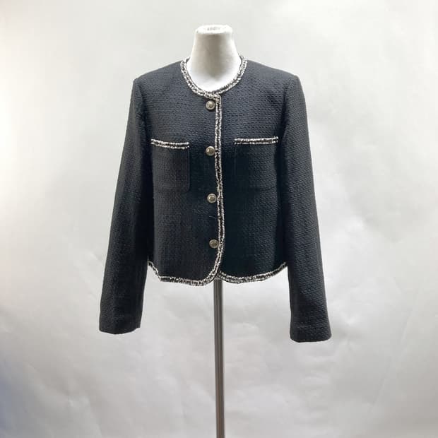 미쏘 여성 트위드자켓 블랙 165/88 M