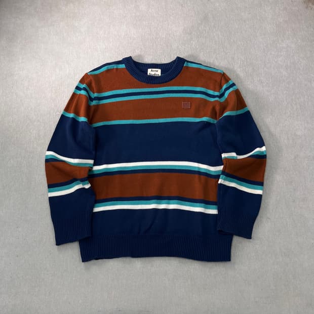 100 아크네 스튜디오 니마 페이스로고 스프라이트 니트