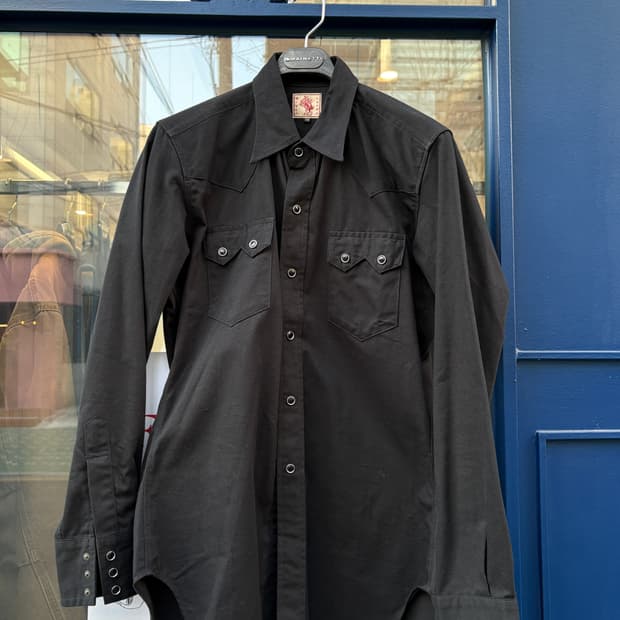 브라이슬랜드 블랙 웨스턴 셔츠 새상품 38