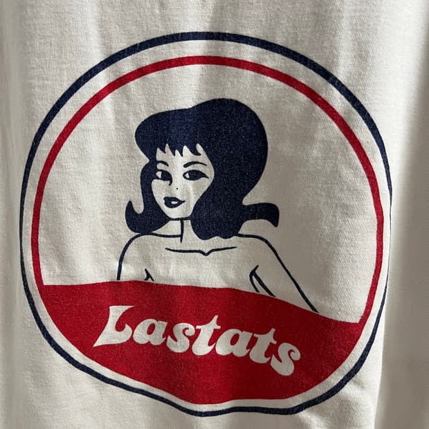 라스탯츠 LASTATS GIRL 걸 티셔츠 레드