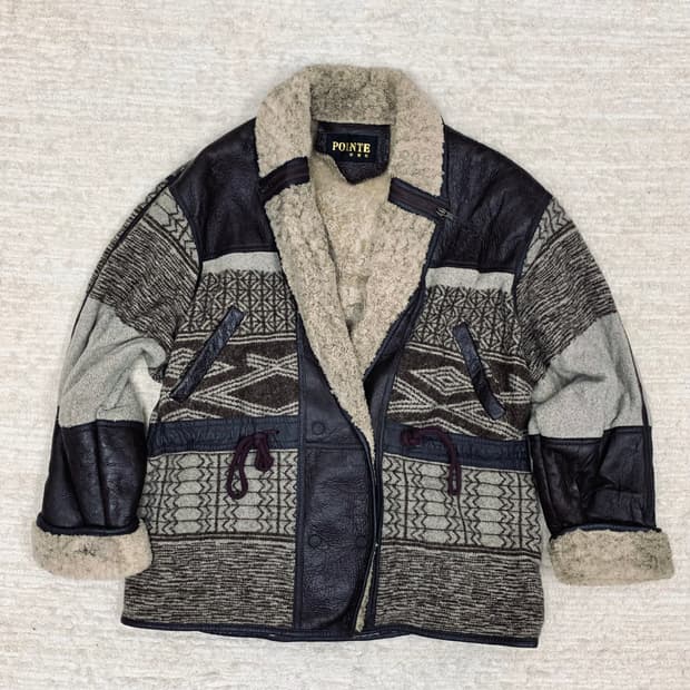 Sheepskin Alpaca Mustang Jacket