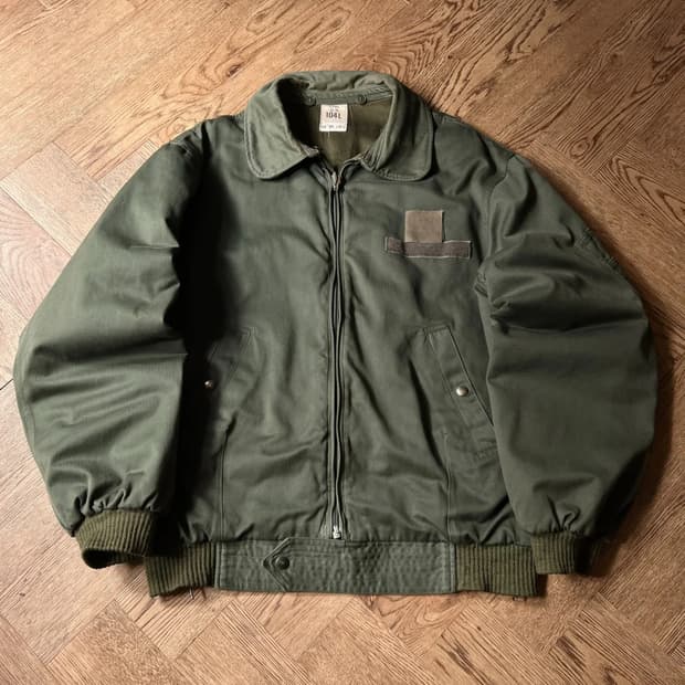 [L]70's 빈티지 프랑스 공군 플라이트 봄버 자켓