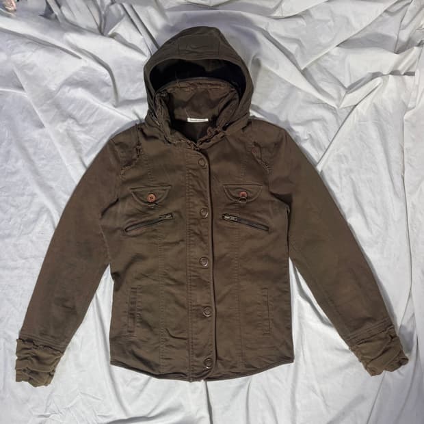 Double dazzle 보노 밀리터리 자켓 y2k lgb goa