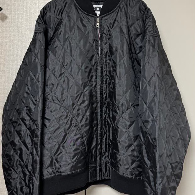 [XL] 꼼데가르송 CDG 퀼티드 스태프 블루종  블랙