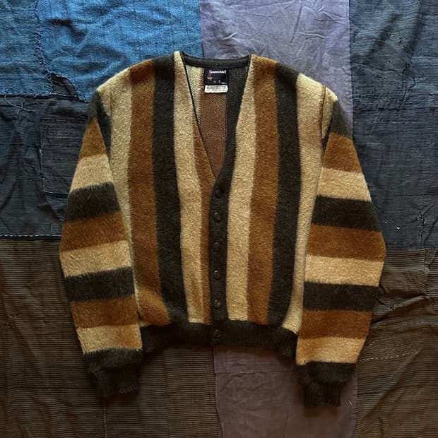 1960s JC Penney 타운크래프트 빈티지 모헤어 가디건 카디건
