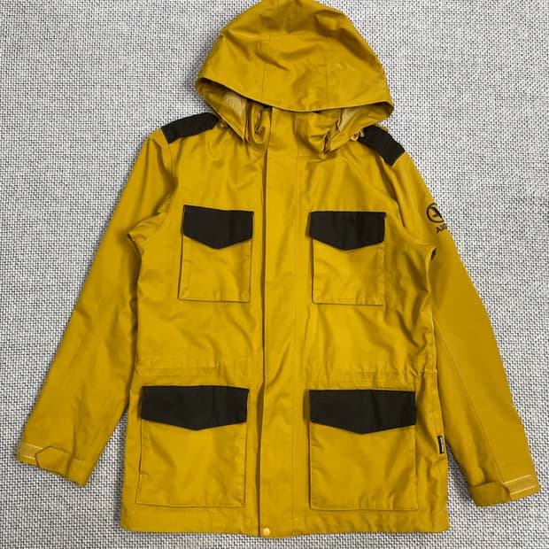 AIGLE 고어텍스 야상 자켓 L사이즈 옐로우