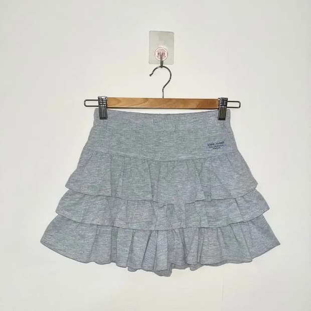 빈티지 그레이 캉캉스커트
