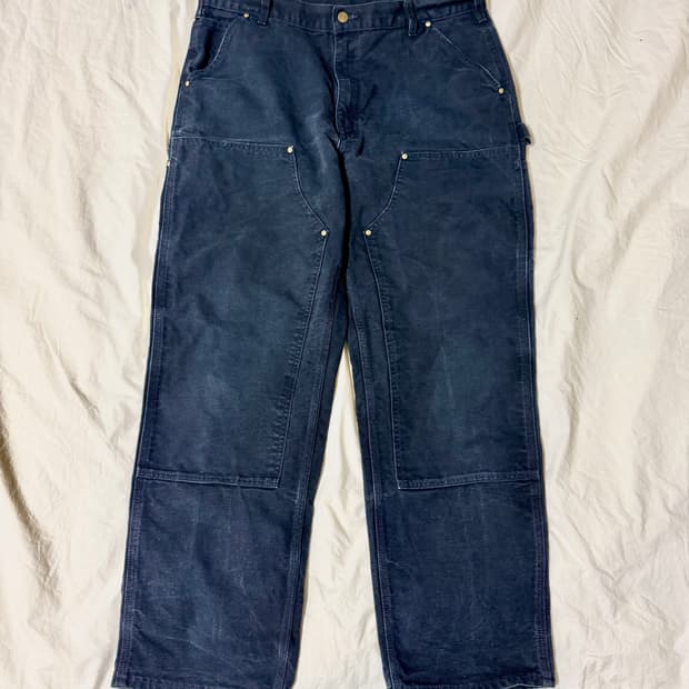 칼하트 더블니 B01 blk USA