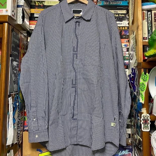 PHINGERIN x beams SSZ STITCH TEXT SHIRT