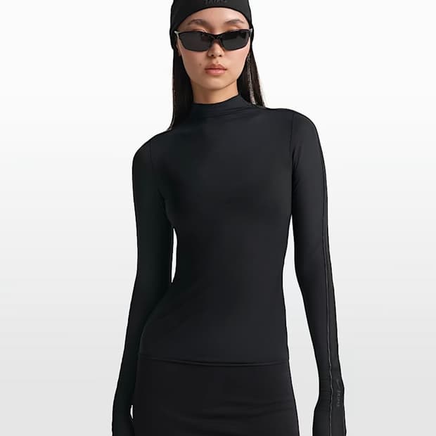 나이키 스킴스 웨이트리스 레이어 긴팔 블랙