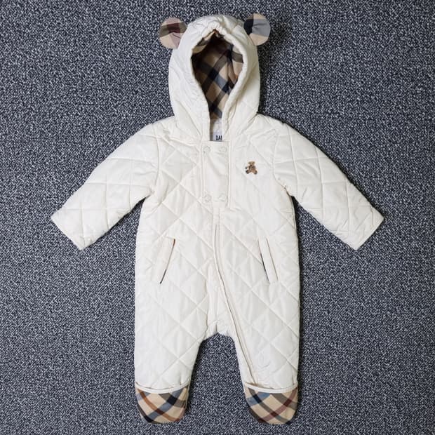 [무료배송][90]닥스 베이비 베어 패딩 우주복