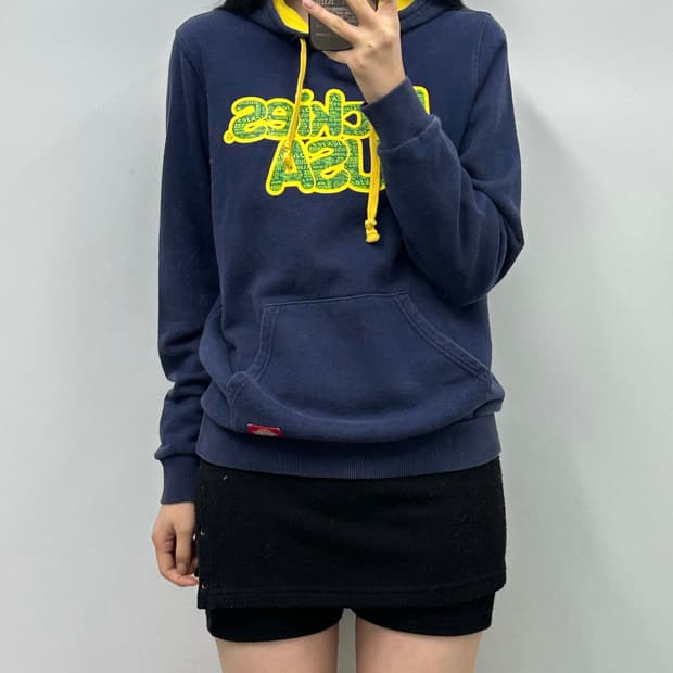 디키즈 usa 네이비 후드티