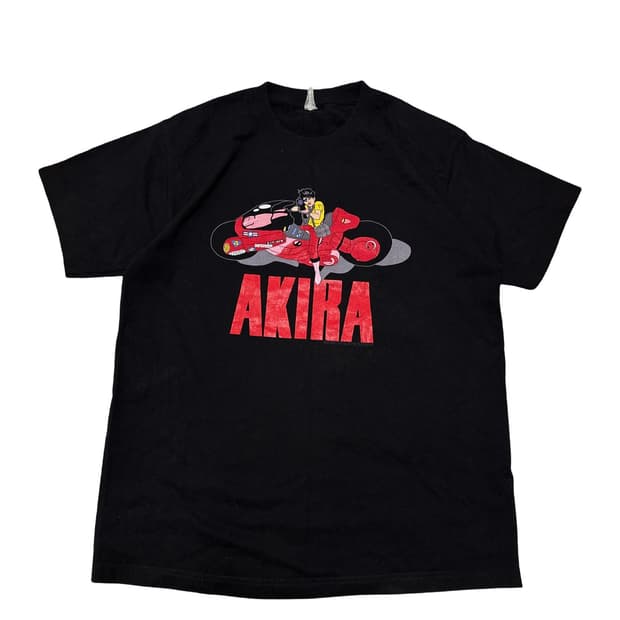 아키라 AKIRA 블랙 반팔 티셔츠