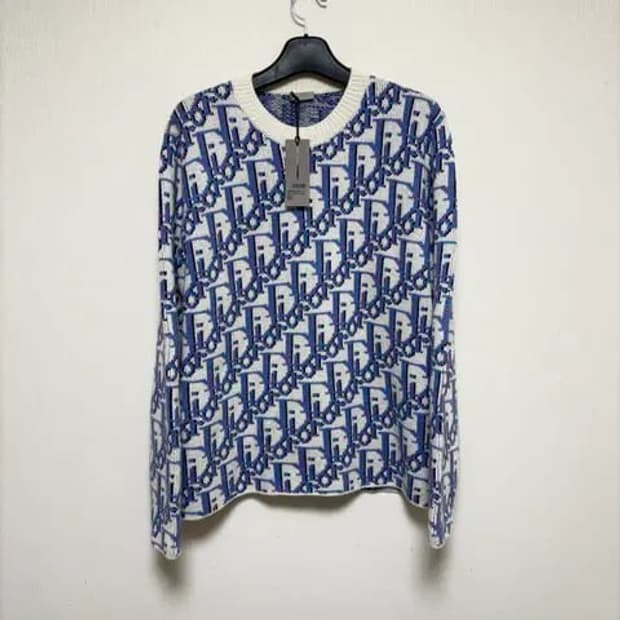 [XXL] 새상품 디올 오블리크 스투시 니트